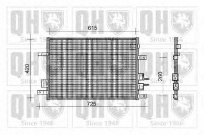 QUINTON HAZELL qcn411 -  Конденсатор, кондиционер